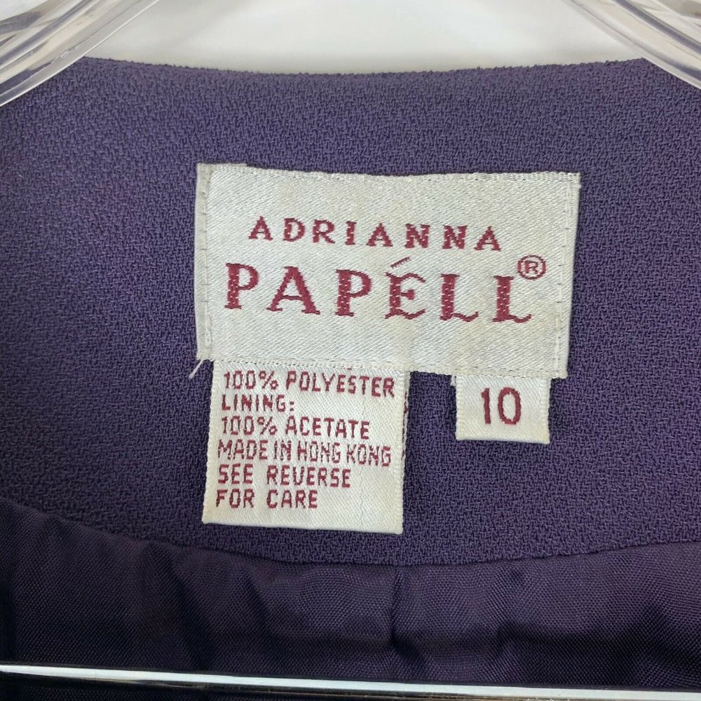 Adrianna Papell 2-PC Blazer Skirt Suit Wm Sz 10 - Picture 6 of 8